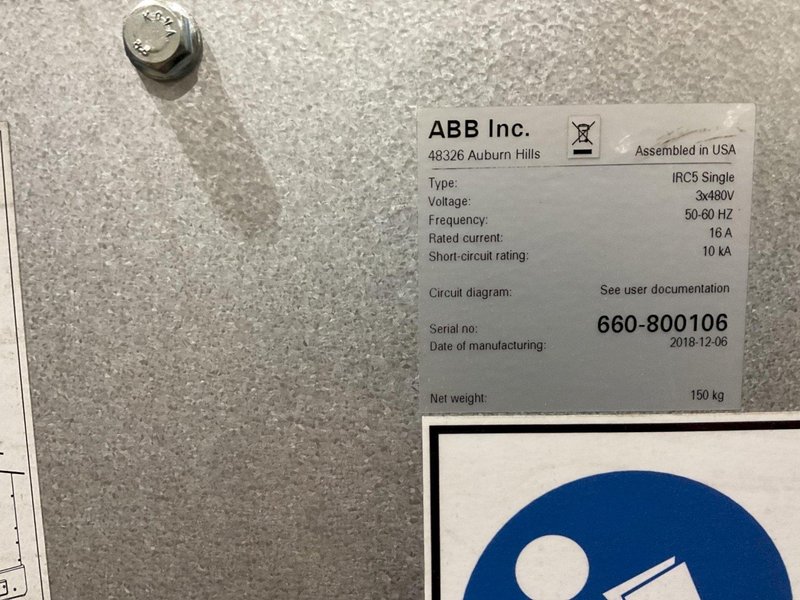 ABB IRB660-230/3.15 W/ IRC5 Controller and  SST75 REGENERATIVE BLOWER USED
