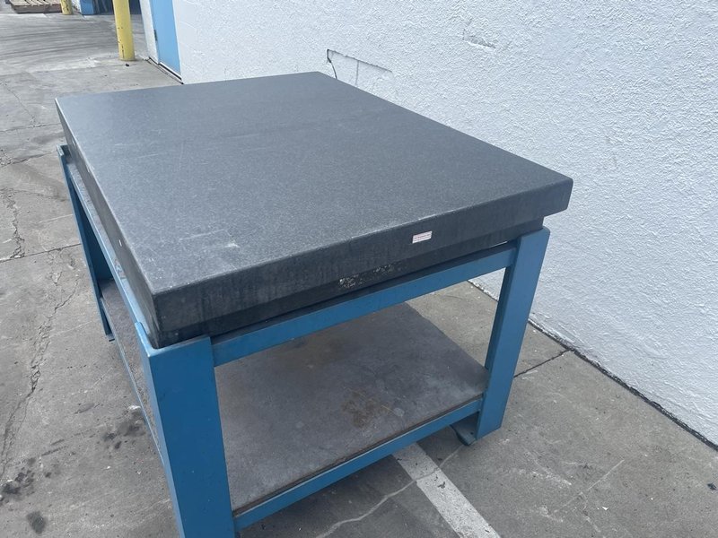 48&quot; X 36&quot; X 3&quot; GRANITE SURFACE PLATE: STOCK #76783