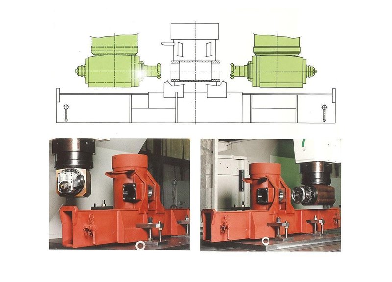 Unisign Uniport 6 X: 8000 - Y: 2500 - Z: 800 mm CNC 5 axes