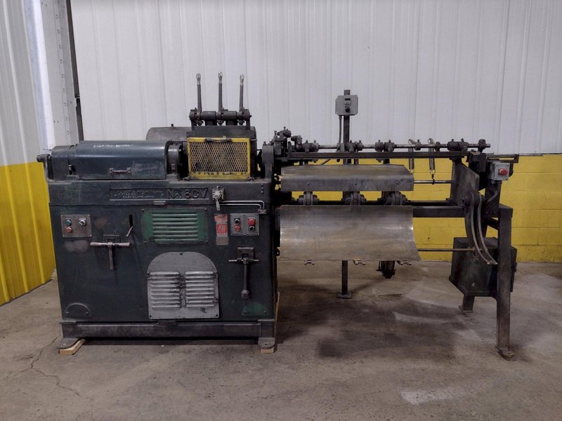 3/8&quot; LEWIS MODEL #8CV WIRE STRAIGHTEN &amp; CUT MACHINE: STOCK 16181