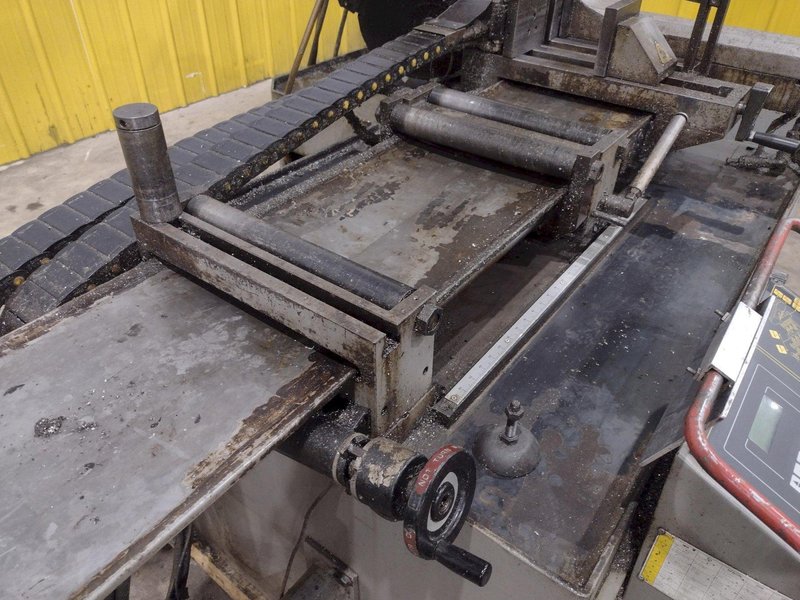 10" x 12" FMB JUPITER AUTOMATIC 60 DEGREE MITRE HORIZONTAL BANDSAW. STOCK #0655326