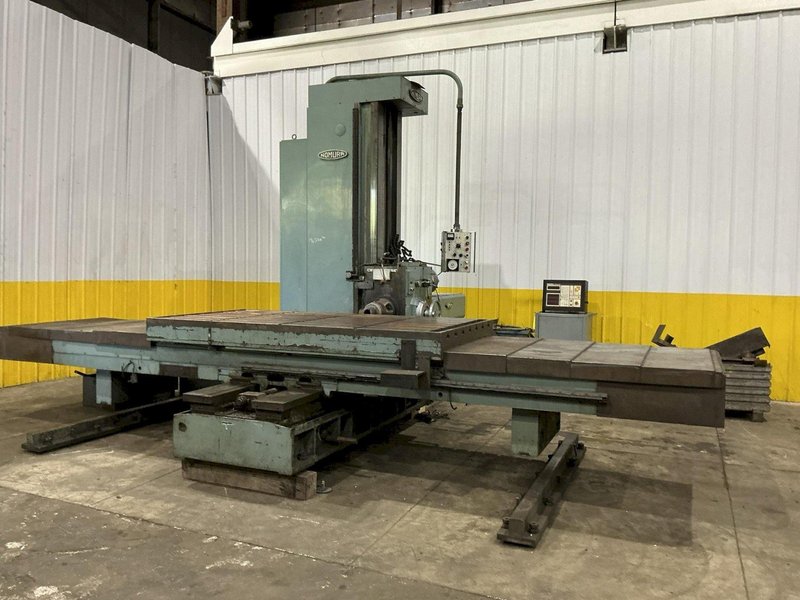 4" NOMURA MODEL #B-100WP TABLE TYPE HORIZONTAL BORING MILL 50 TAPER 96" TRAVEL: YOBRO #25193