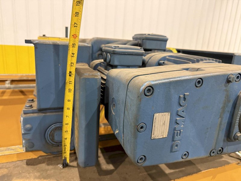 10 TON X 50' DEMAG DOUBLE GIRDER BRIDGE CRANE, NEW 1998: YOBRO #24519