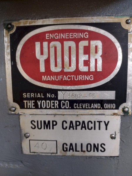 6  STAND x 1.5&#039;  YODER MODEL M1-1/2 ROLLFORMER WITH 12&quot; ROLL SPACE: STOCK #17190