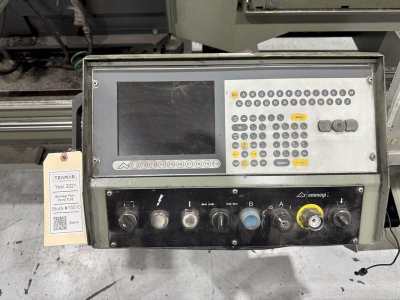 Used 2021 Emmegi Twin Ferro TU/5 Twin Head Cutting-Off Saw Machine For Sale