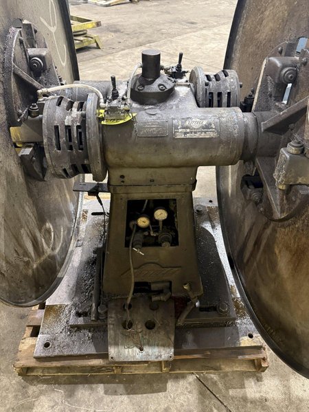 4,000 LBS x 12" x 60" LITTELL MODEL #40-12 DOUBLE END AUTO CENTERING UNCOILER COIL REEL: YOBRO #24308