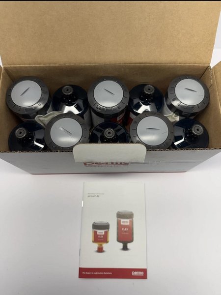 PACK OF 10 - PERMA Flex Automatic Lubrication Systems 125cc Mobil Grease XHP 221