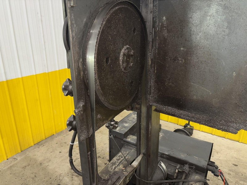 18” X 20” MARVEL MODEL #81/M4 AUTOMATIC MITRE HEAD VERTICAL BAND SAW &amp; FEED TABLE: STOCK #23277