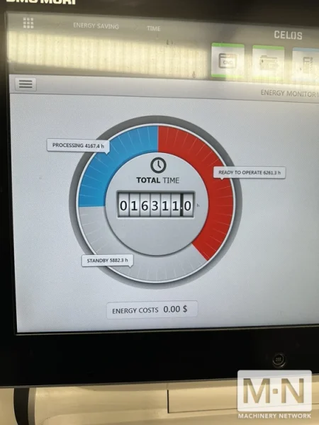DMG MORI NHX 5000 4-Axis CNC Horizontal Machining Center, 2016