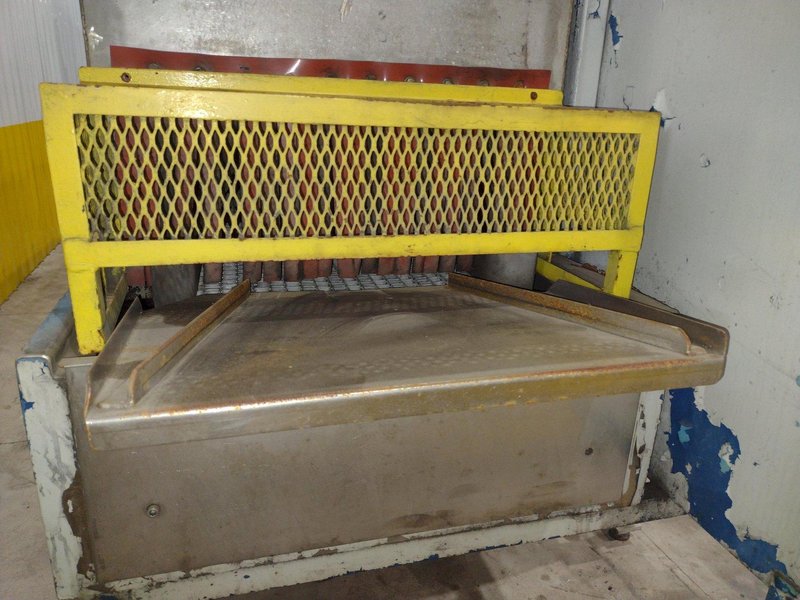 17034: 3 STAGE X 12&quot; WIDE FLO-MATIC MODEL #C20-2-1BELT CONVEYOR STAINLESS STEEL HEATED PARTS WASHER: STOCK #17034