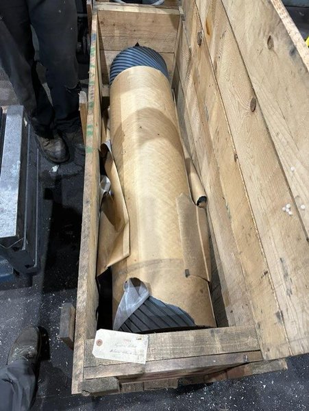 55" LONG x 13" DIAMETER REPUBLIC SPARE ROLL FOR BELT SANDER: STOCK #22149