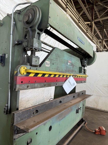 55 TON X 8&#039; WYSONG MODEL 55–6–1S MECHANICAL PRESS BRAKE. STOCK # 1001625