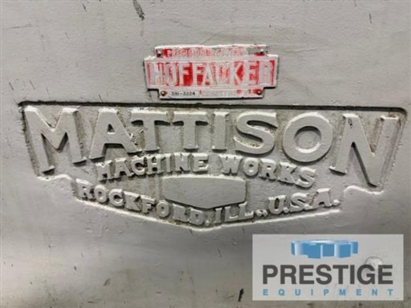 Mattison 24" x 120" Horizontal Surface Grinder