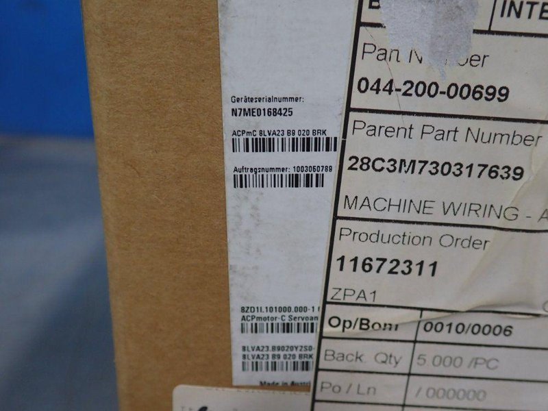 B&amp;R INDUSTRIAL AUTOMATION SERVO MOTOR  -  8D1A23.BD2000000-1