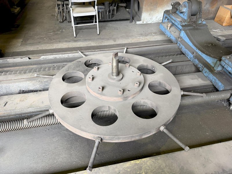 84" X 240" SAFOP LEONARD MODEL-1500 HEAVY DUTY ENGINE LATHE. STOCK # 0549026