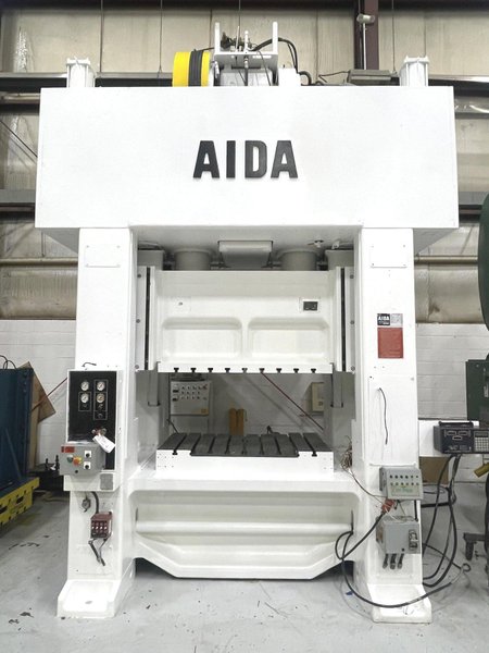 200 ton Aida Straight Side Mechanical Metal Stamping Press For Sale Model # NL2-200, Year 1986