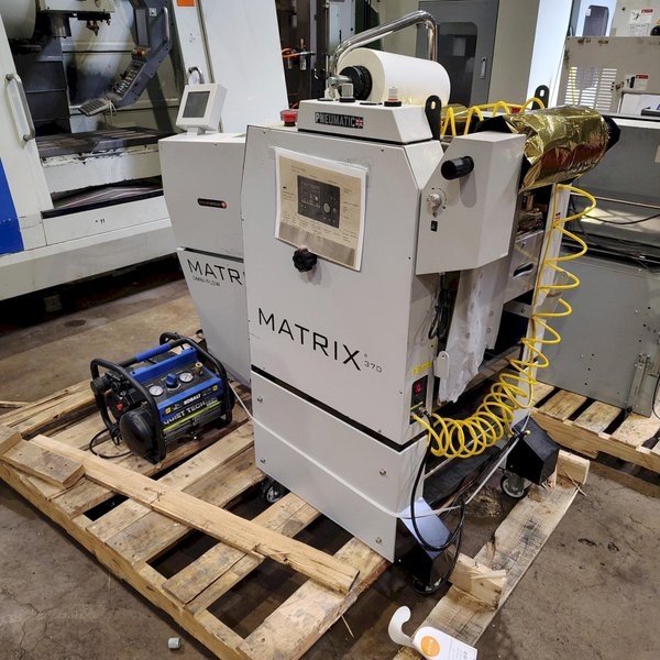 Matrix MX-370P Pneumatic Laminator, 2021 – 14.5” Width, Semi-Auto, Sleeking/Single-Sided