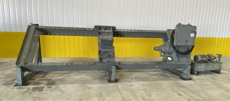 150 TON DAKE HORIZONTAL INCLINED HYDRAULIC WHEEL PRESS: STOCK #20382