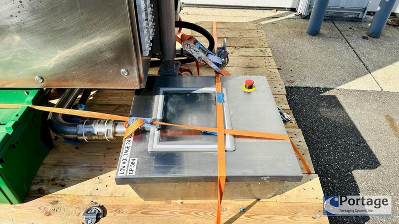 Processtec Inc. 104.27 NG Sanitary Screw Pump  | 40Hp Wash-down Pump Cart Assembly  |  w/AB Touchscreen Controls