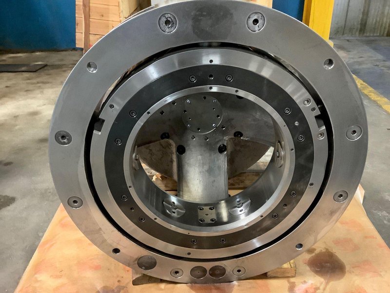 New, 34” Rohm Hydraulic Indexing Chuck with Hydraulic Power Unit