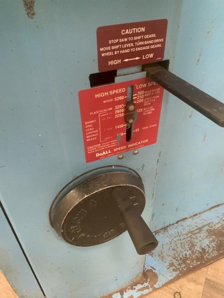 20" DOALL MODEL #2013-V 20" VERTICAL BAND SAW: STOCK #80756