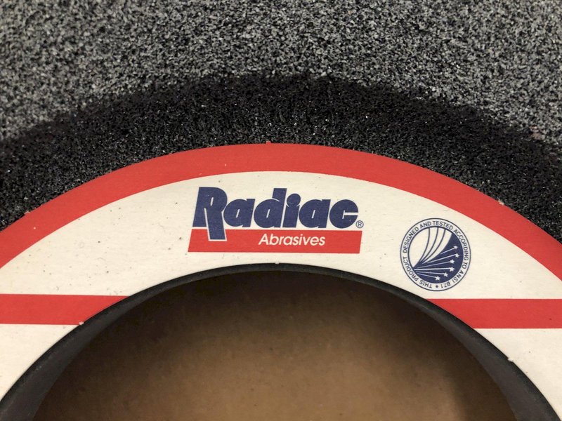 14&quot; x 2&quot; x 5&quot; RADIAC ABRASIVES GRINDING WHEEL: STOCK #14562