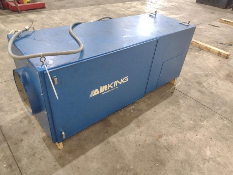2500 CFM AIR KING MODEL #M-25DHE AIR FILTRATION UNIT W/ STAND: STOCK #23529