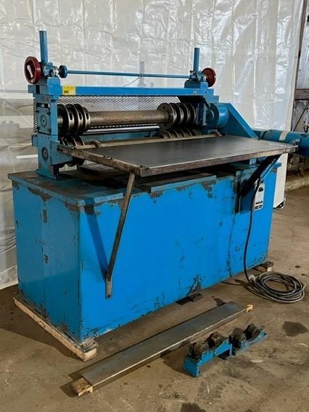 48" x 4.00" Miller-Moorehead Sheet Slitter