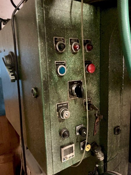 150 TON ROUSSELLE G-150-50-30 BACK GEARED GAP FRAME PRESS. STOCK # 0669225