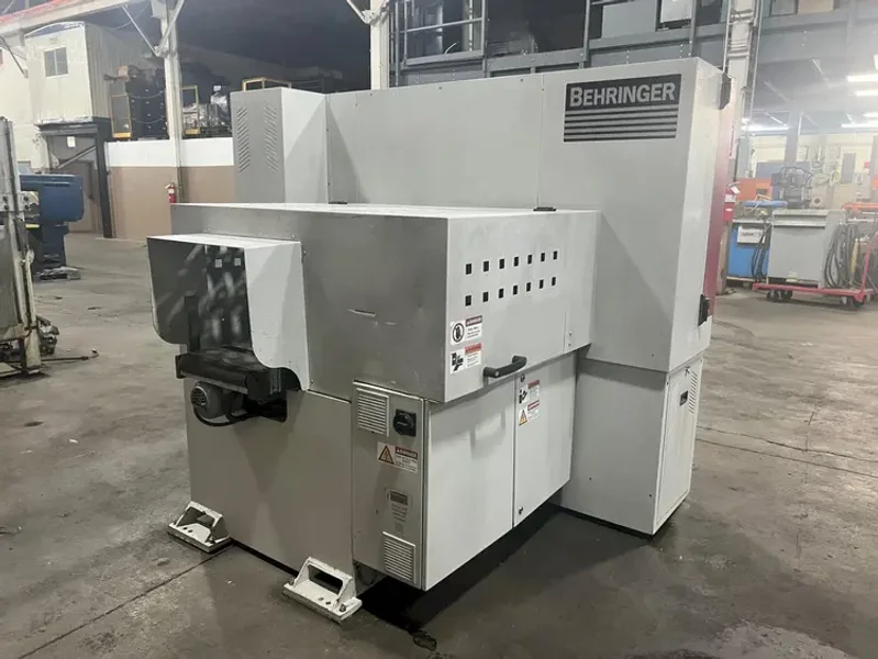 USED BEHRINGER 11.8" X 10.2" DUAL POST AUTOMATIC BANDSAW MODEL HBE 261A, Year: 2018