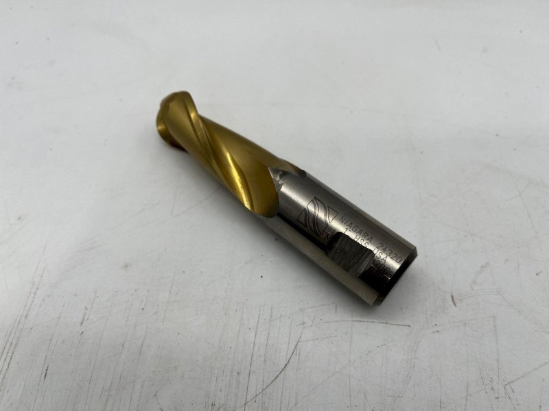 1” NIAGARA 24320 HSS FLUTE BALL END MILL: STOCK #15973