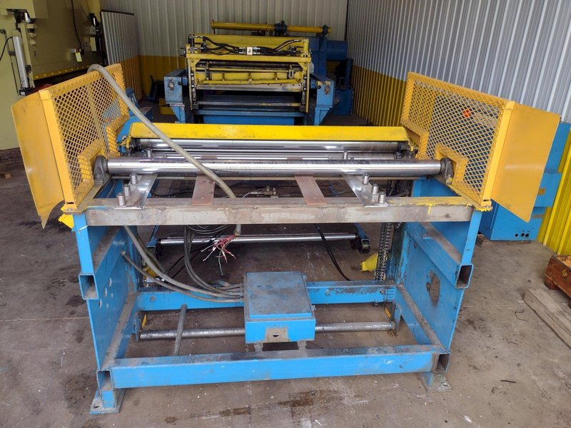 60" x 14 GA X 20,000 LB IOWA PRECISION MODEL #SLR6014-2.5 SLITTING CUT TO LENGTH COIL SLEAR LINE: YOBRO #26015