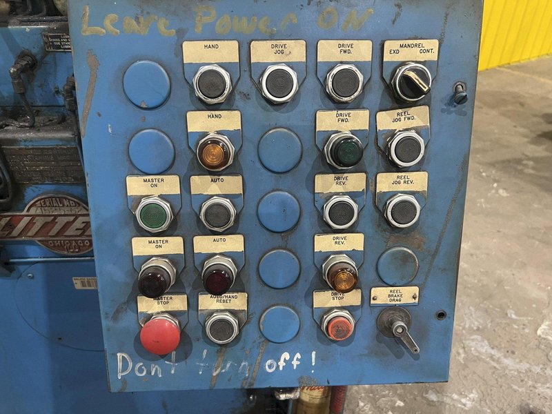 12&quot; X .125&quot; LITTELL 5 ROLL MODEL #412-5PD POWERED STRAIGHTENER: STOCK #19802