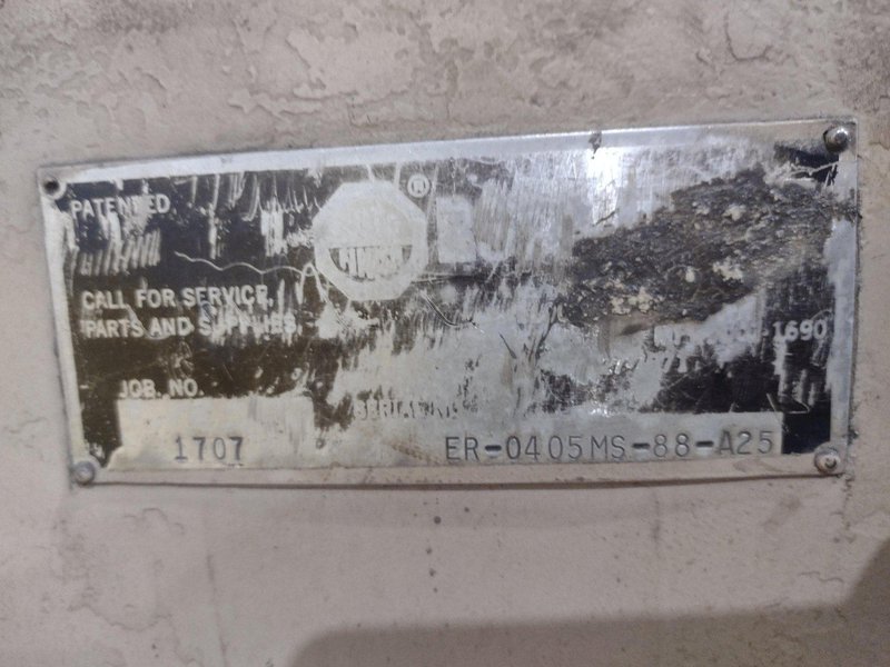 5 CUBIC FOOT ROTO FINISH MODEL #0405MS SPIRATRON VIBRATORY PART DEBURRING FINISHER: STOCK #20351