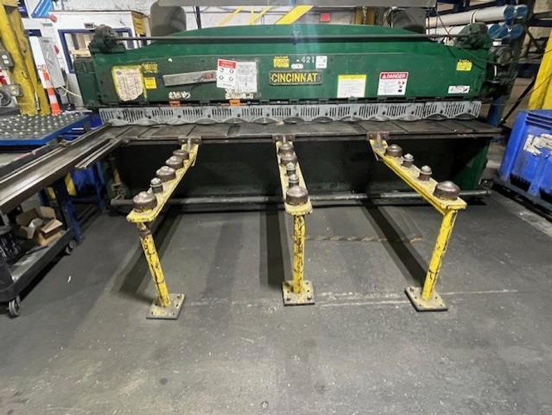12' X 1/4" CINCINNATI SHEAR STOCK# 3893