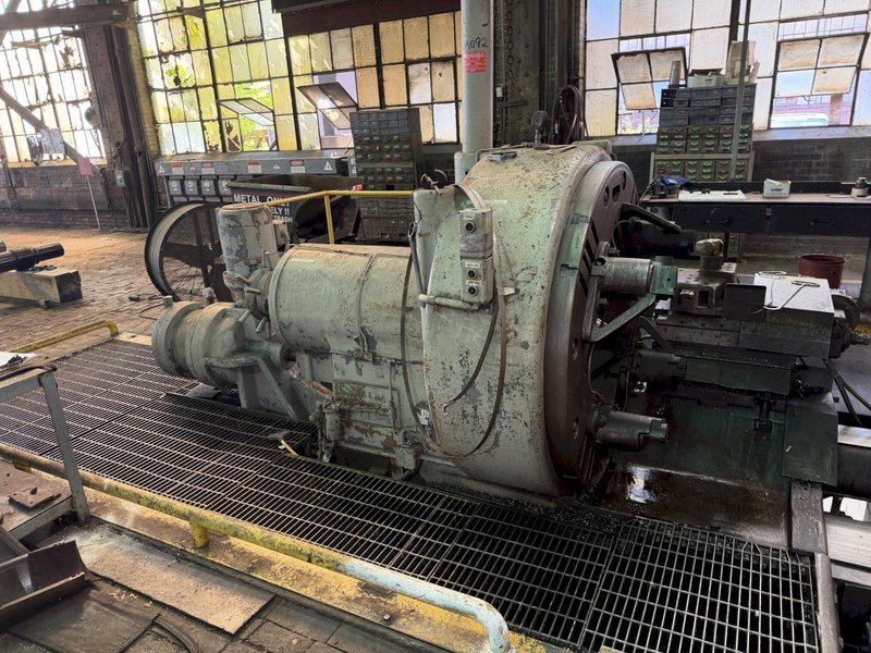 52" FARREL SELLERS WHEEL TRUEING/WHEEL LATHE(100 HP). STOCK # 0879026