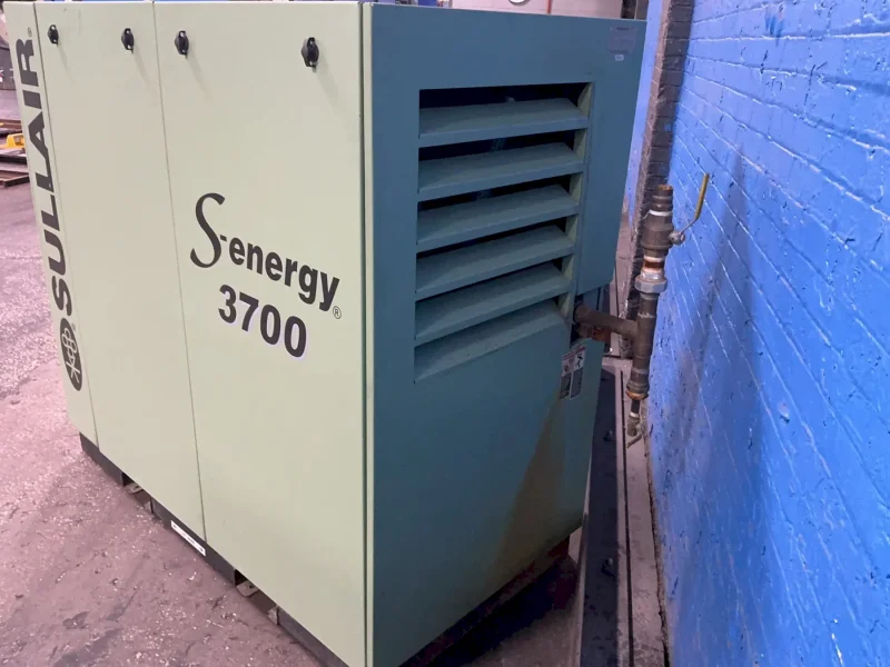 SULLAIR 55.2 BHP, 44.5 KW S-ENERGY 3700 AIR COMPRESSOR  -  3709B AC