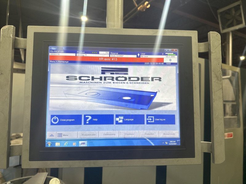 2016 Schroder PowerBend Professional 3200/3.0 | Up-and-Down Technology | Folding Machine