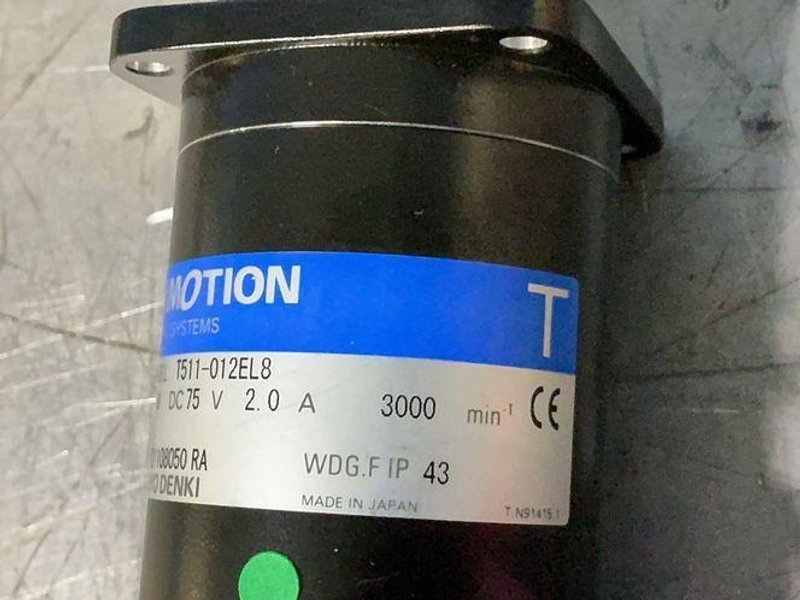 SANYO DEKKI 110 WATTS DC SERVO MOTOR   -  T511-012EL8