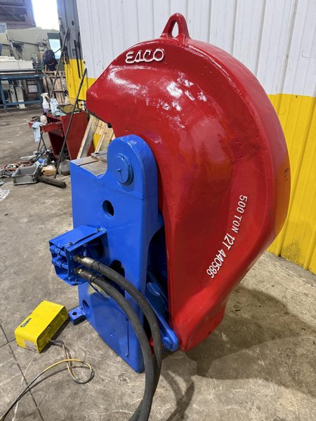 500 TON ESCO MODEL MARK-150 HYDRAULIC CABLE SWAGING PRESS: YOBRO #25199
