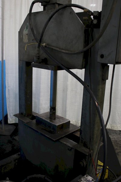 50 TON  CUSTOM H FRAME HYDRAULIC SHOP PRESS: STOCK #75140