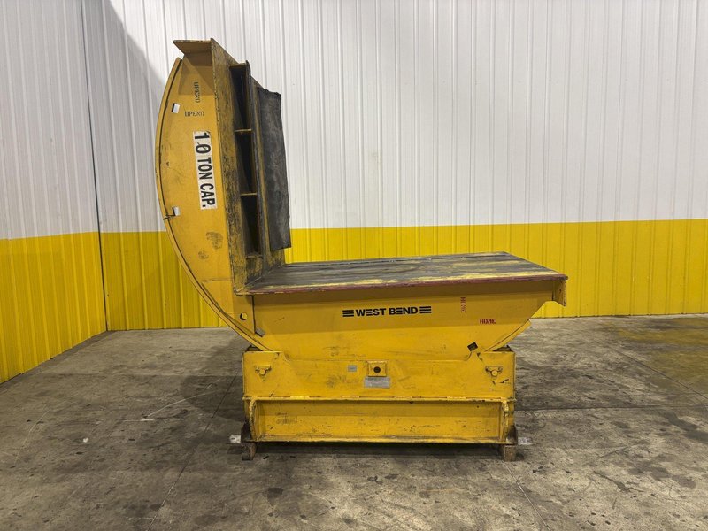 10 TON X 60&quot; X 48&quot; WEST BEND MODEL #CR2000 MOTORIZED COIL UPENDER FLIP ROTATOR: STOCK #22722