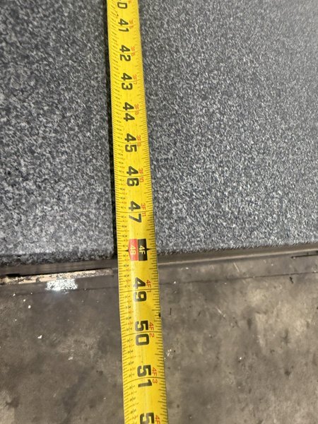 72" X 48" FEDERAL GRANITE TABLE: YOBRO #25304
