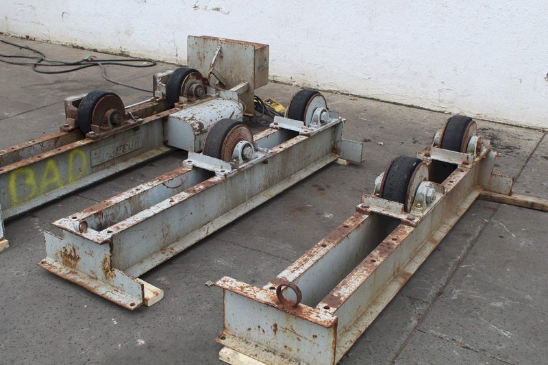 15 TON ARONSON 1 DRIVE 2 IDLERS TANK TURNING ROLLS: STOCK #72464