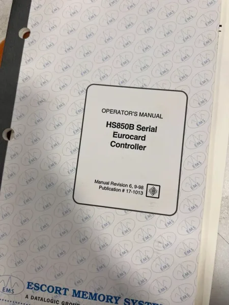 DATA LOGIC HS850B-4 SERIAL EUROCARD CONTROLLER  USED
