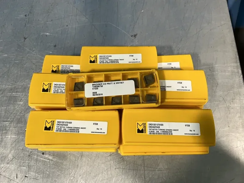 KENNAMETAL TOP NOTCH TURNING CERAMIC INSERTS  -  CNGX120712T01020