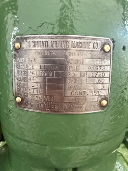 18" X 36" CINCINNATI UNIVERSAL CYLINDRICAL GRINDER. STOCK # 0779425