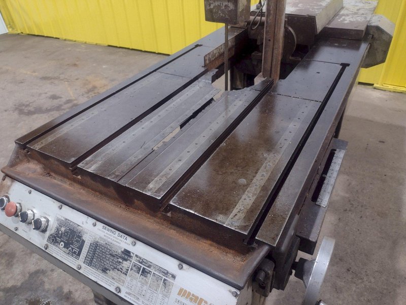 18" X 20" ARMSTRONG MARVEL SERIES 8 MARK 1 VERTICAL BAND SAW: STOCK #11225
