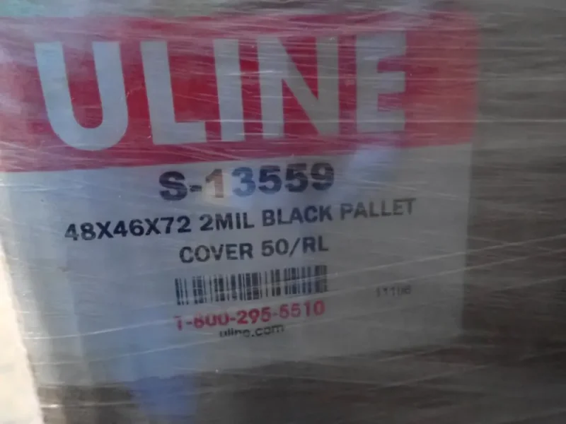 ULINE 48"X 46" X 72" PALLET COVERS  -  S-13559