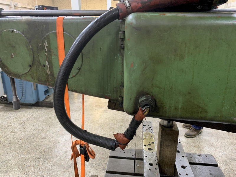 4' 12" OOYA Model RE-1225H Radial Arm Drill, S/N 0A7-2784.